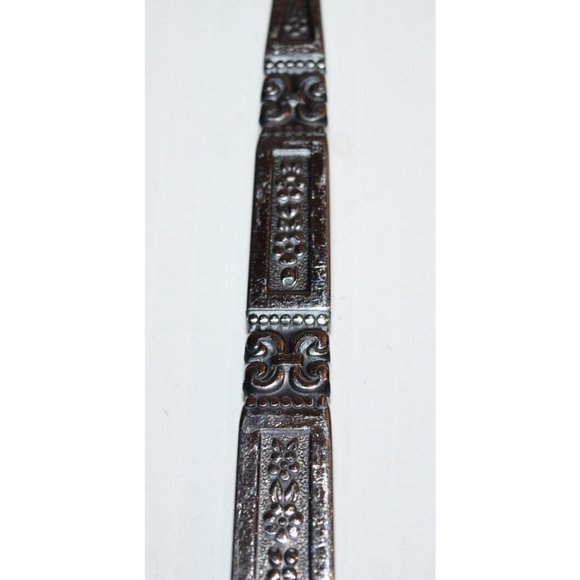 Oneida CORONATION Meat Fork Stainless Steel Black Accent replacement - Picture 4 of 10